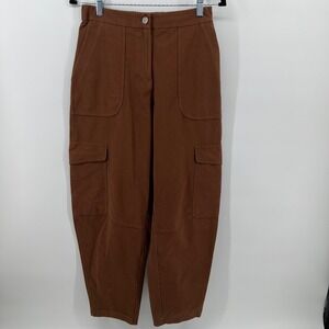 Lululemon Utilitech Cargo High Rise Barrel Utility Pant Brown Gorpcore Size 27